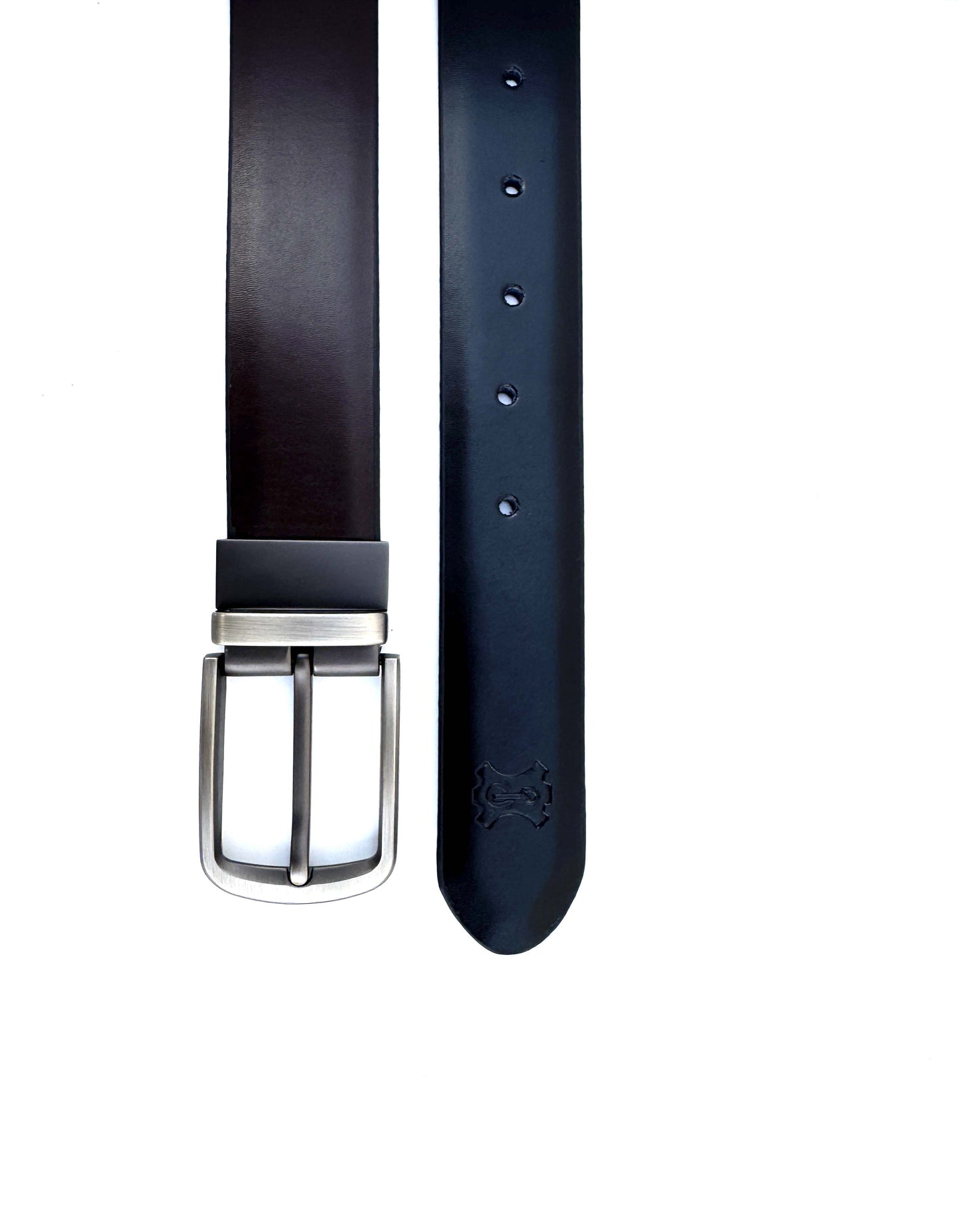Men's Genuine Leather Reversible Belt