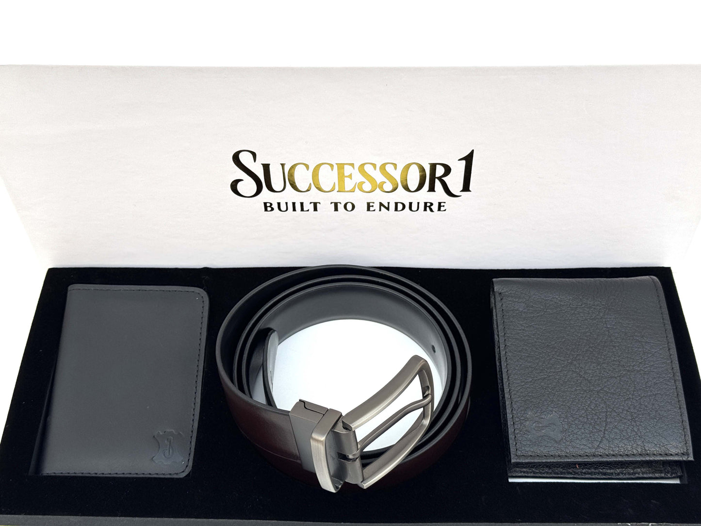 Premium Leather 3-Piece Gift Set – The Perfect Gift for Every Gentleman