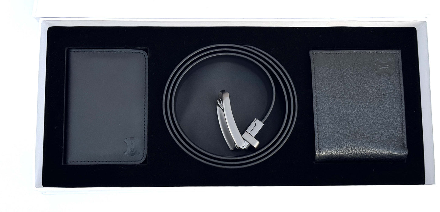Premium Leather 3-Piece Gift Set – The Perfect Gift for Every Gentleman