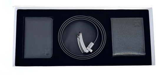 Premium Leather 3-Piece Gift Set – The Perfect Gift for Every Gentleman