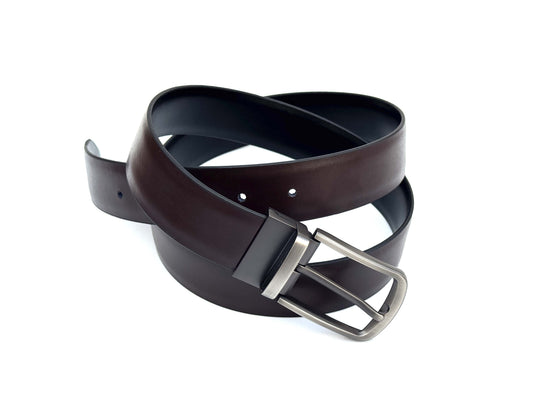 Men's Genuine Leather Reversible Belt