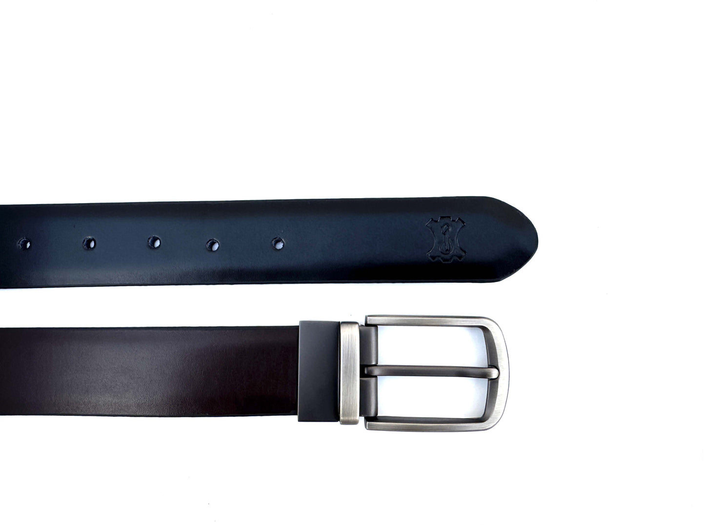 Men's Genuine Leather Reversible Belt